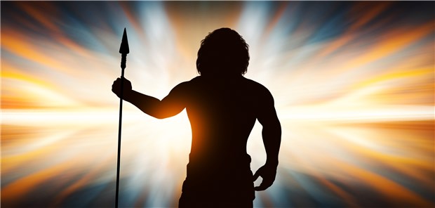Der aufrechte Neandertaler Im aufrechten Gang: Der Rücken eines Neandertalers war nicht so gekrümmt wie das Klischee aussagt.