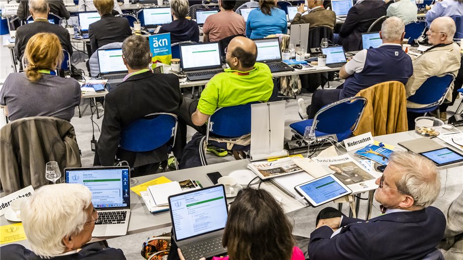 Immerhin: Am Freitag hat sich die Online-Abstimmung bewährt, technische Probleme...
