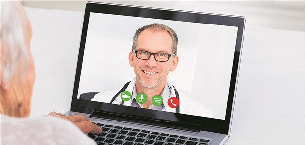 Implementierungsforschung evaluiert Telemedizin in der Praxis (Symbolbild mit Fotomodellen)