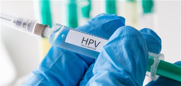 Impfung zur Prävention von HPV-Infektionen.
