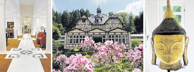 Indische Heilkunde statt Weinkunde In gehobenem Fünf-Sterne-Ambiente die indische Heilkunde genießen, das ist das Konzept des Parkschlösschens in Bad Wildstein.