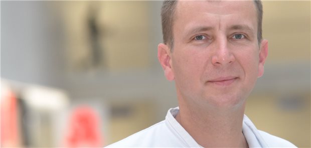 In Deutschland arbeiten und trotzdem in der Heimat helfen In zwei Welten zu Hause: Dr. Hryhoriy Lapshyn.