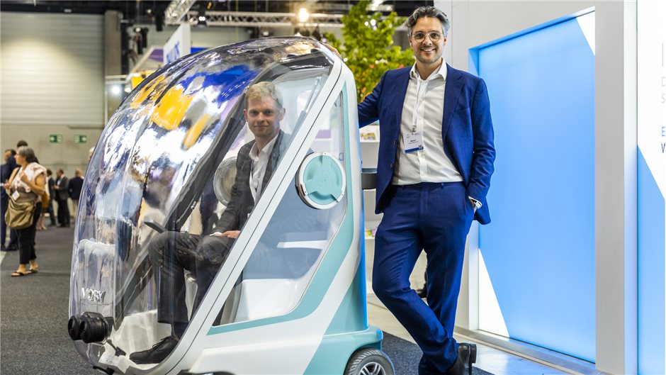 Innovation für den Versorgungsalltag am Stand von Sphaira Medical: ein Elektrofa...