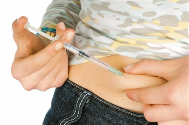 Weniger Hypoglykämien mit basaler Therapie bei Typ 2 Insulininjektion an typischer Stelle.