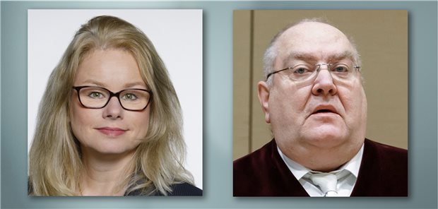 Wie regelt der Bundestag nun die Freiheit zum Suizid? Interpretieren die Konsequenzen und gesetzgeberischen Folgen des Karlsruher Urteils sehr unterschiedlich: Dr. Kirsten Kappert-Gonther (Grüne) und der ehemalige BGH-Richter Professor Thomas Fischer.