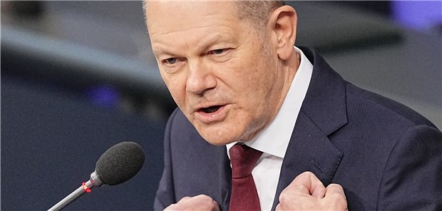 Scholz: Corona-Impfpflicht sollte für alle Bürger ab 18 gelten Ist für die Impfpflicht, will aber keinen eigenen Gesetzentwurf vorlegen: Bundeskanzler Olaf Scholz (SPD).