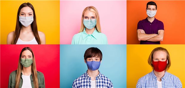 US-Behörde zu SARS-CoV-2: „Die Maske schützt Sie!“ Maskenvielfalt: Je mehr Menschen Masken tragen, desto größer ist auch der Nutzen für den Einzelnen.