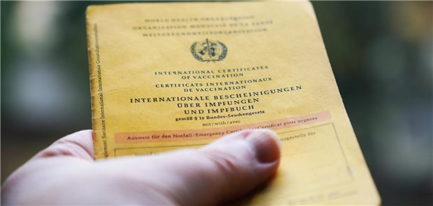 Ein Impfbuch.