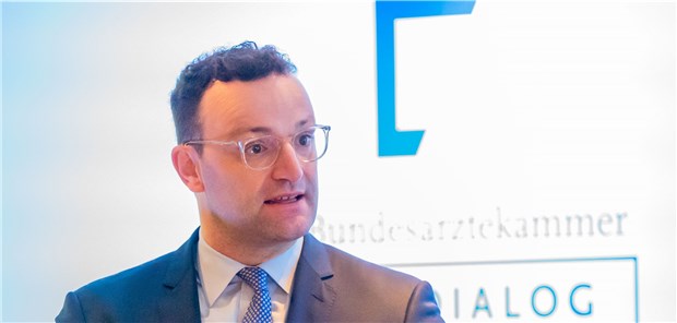 Spahn fordert Code of Conduct für Gesundheitsdaten in Europa Jens Spahn bei der Bundesärztekammer: „Man muss sich darüber unterhalten, ob Daten nicht auch auf europäischen Servern liegen können.“
