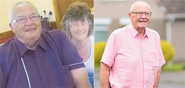 John Gemell vor Beginn des "Counterweight-Plus"-Programms (l.): Er wog 146,3 kg und hatte seit über 20 Jahren Typ-2-Diabetes. Zwei Jahre später wog der 74-Jährige nach dem Programm 92 kg. Gleichzeitig hat er eine komplette Diabetes-Remission.