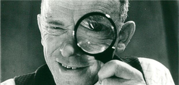 Karl Valentin hatte seine körperlichen Befindlichkeiten stets im Blick.