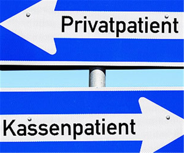 BÄK bastelt eigene Krankenversicherung Kassen- oder Privatpatient - die Wege sollen in eine und nicht in entgegengesetzte Richtungen führen.