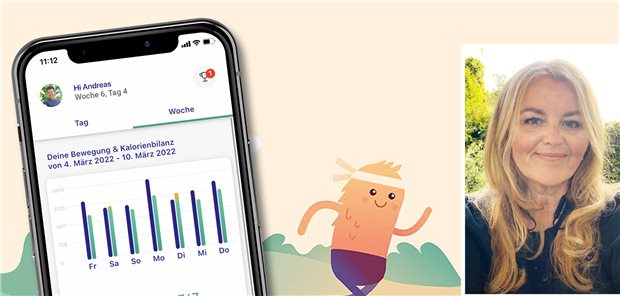 Katica Balthes hat mit der Digitalen Gesundheitsanwendung Zanadio, eine Adipositas-App, 40 Kilo abgenommen.
