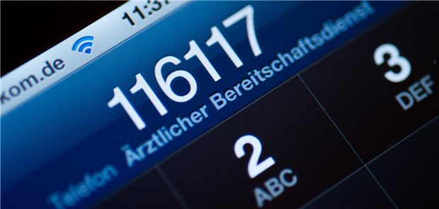 Kein Durchkommen oder lange Wartezeiten gibt es derzeit unter der Telefonnummer des Bereitschaftsdienstes.