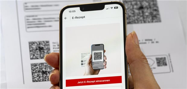 E-Rezept-App auf Smartphone