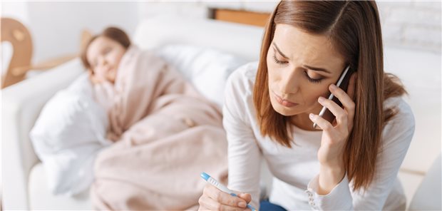 Kind krank, was nun? In Pilotregionen Sachsen kann künftig ein Fernbehandlungsarzt helfen.