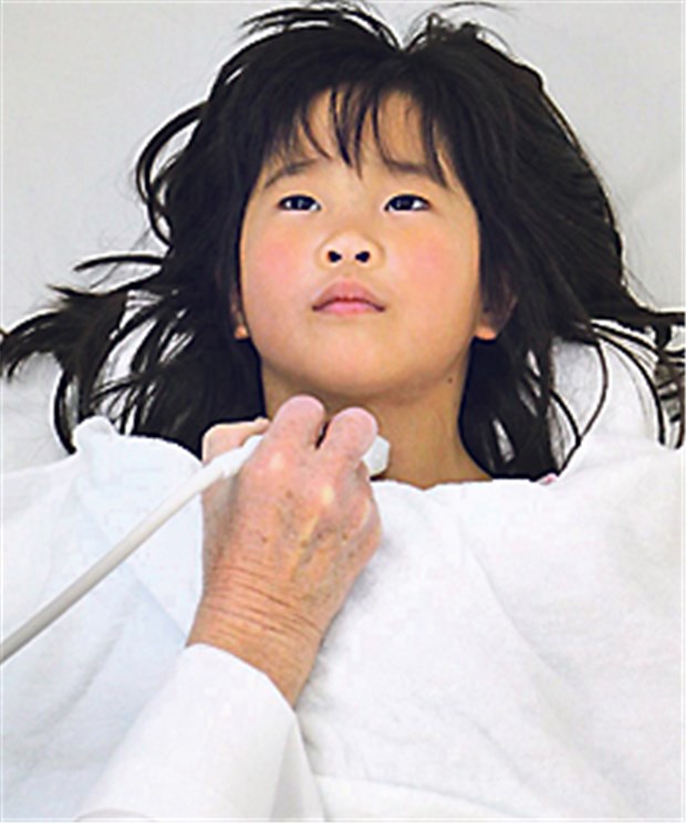 Kontroverse um Screening-Effekt bei Krebs Kinder in Fukushima werden reihenuntersucht.