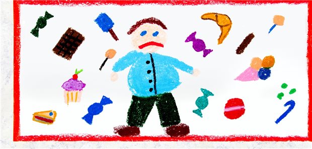 Kinder sind in ihrem Umfeld heute ständig hochkalorischen Lebensmitteln ausgesetzt.