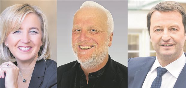 Klinikmanagerin Barbara Schulte, Netzarzt Dr. Thomas Bandorski und DAK-Vorstand Thomas Bodmer
