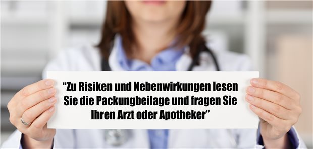 „Zu Risiken und Nebenwirkungen fragen Sie ... wen?“ Komplett veraltet: Der Hinweis „Zu Risiken und Nebenwirkungen ...“ soll durch eine gender-sensitive Formulierung ersetzt werden.