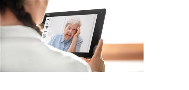 Pflegeheime in Niedersachsen setzen auf digitalen Arztbesuch Kontakt zum Hausarzt via Videosprechstunde: Niedersachsens Pflegeheime werden mit Tablets ausgestattet.