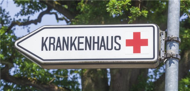 Krankenhaus-Schild