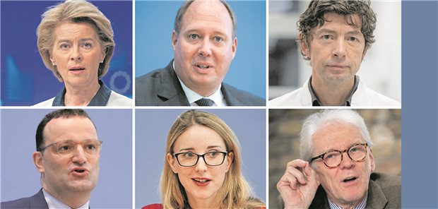 Live beim HSK: Lehren aus der Jahrhundert-Pandemie Krisenmanagement in der Corona-Panemie mit einem hochkarätig besetztem Podium: Ursula von der Leyen, Helge Braun, Christian Drosten, Jens Spahn, Alena Buyx und HSK-Präsident Karl Max Einhäupl.