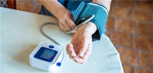 Blutdruckmessung mit einem Messgerät