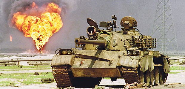 Der Irak-Krieg und die Triage-Debatte Kuwait brennt: 700 Bohrlöcher hat der Irak angezündet. Binnen sechs Wochen befreien die USA das Emirat.
