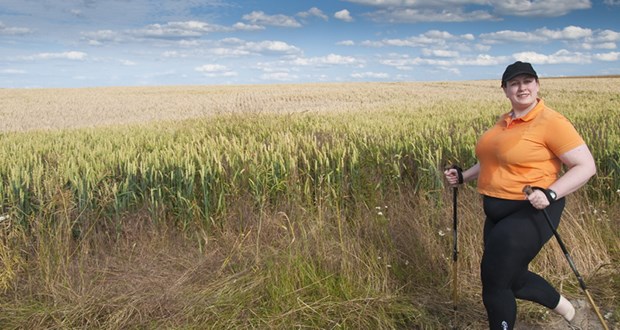 Sport und Speck schützen die Hüften Laufen im Feld mit etwas höherem BMI: Guter Schutz vor Frakturen.