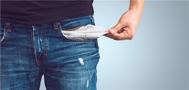 Arm, arbeitslos, früher tot Leere Taschen: Wer wenig Geld hat, hat ein höheres Sterberisiko.