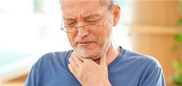 Leidet Ihr Patient unter Schluckstörungen? Es könnte sich auch um eine Einschlusskörperchen-Myositis handeln.
