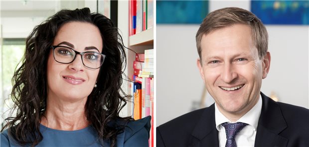 Ab Oktober wird die DGIM von einer Doppelspitze geführt Leiten ab Oktober die Geschicke der größten europäischen medizinisch-wissenschaftlichen Fachgesellschaft: Ourania Menelaou und Dr. Oliver Franz.