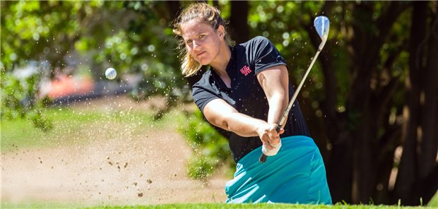 Krebsforschung nach der Golf-Karriere Leonie Harm geht bei der Ladies European Tour an den Start. (Foto: Tristan Jones/Ladies European Tour/SMA Athlete & Sports Management/dpa)