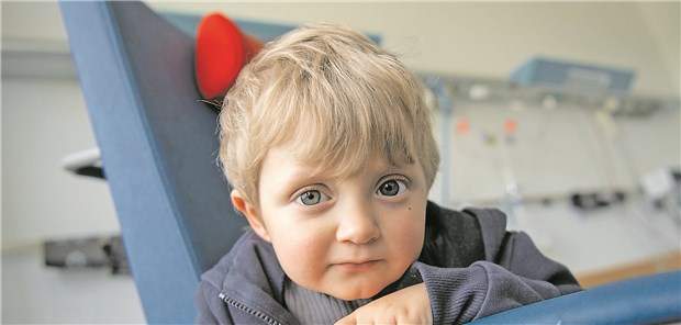 Wenn Babys an Leukämie erkranken Levin hat bereits zwei Stammzelltransplantationen hinter sich.