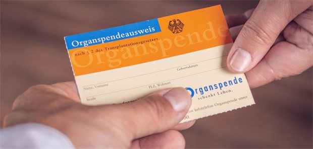 Ein Organspendeausweis