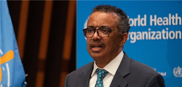 Hilfsorganisation vermisst Einsatz für gerechte Verteilung Lobte Deutschland als Partner der Weltgesundheitsorganisation: WHO-Generaldirektor Tedros Adhanom Ghebreyesus.