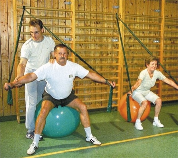 COPD-Kranke brauchen regelmäßig Training Lungensport hält COPD-Patienten fit.