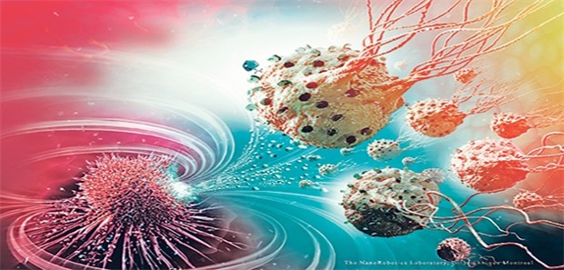 Nano-Roboter stürzen sich in Krebszellen Magnetococcus-Bakterien (mit Liposomen beladen) werden per Magnetfeld zum Tumor gelockt.