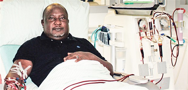 Kranker Botschafter in schwerer Not Malam Jassi, Botschafter von Guinea-Bissau.