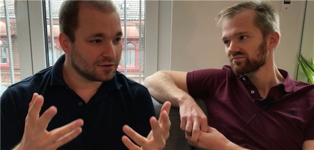 „Nerdfallmedizin“ erhält David Williams Award Martin Fandler (links) und Philipp Gotthardt in Aktion.