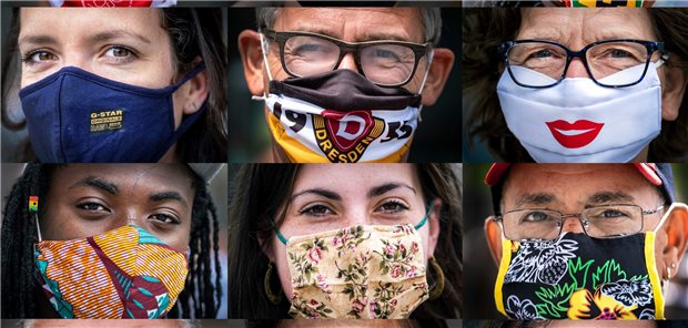 Debatten um den Maskenschutz gegen COVID-19 Maskerade: Trotz vielfältiger Optionen sinkt offenbar die Akzeptanz für das Tragen von Masken, um andere gegen COVID-19 zu schützen.
