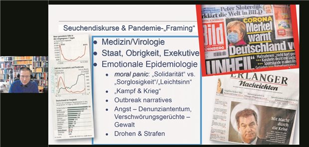 „Wir haben einen Corona-Dauerlauf vor uns“ Medizinhistoriker Prof. Karl-Heinz Leven erklärt, warum die Medien eine wichtige Rolle in der öffentlichen Pandemie-Debatte spielen und auf emotionale Sprachbilder von Experten besser verzichtet werden sollte.