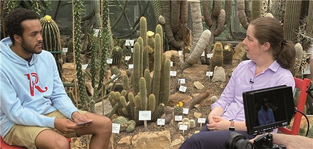 „FreiGang“ möchte junge Ärzte für Rheumatologie begeistern Medizinstudent Jonathan Beron interviewt in einer Folge von „FreiGang“ Professorin Bimba Hoyer.