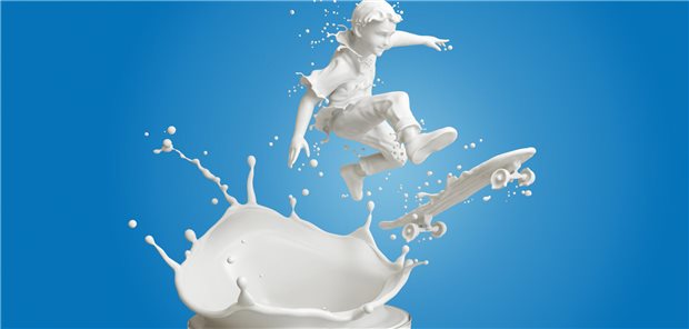 Milch ist ein wichtiger Lieferant von Kalzium und Proteinen.