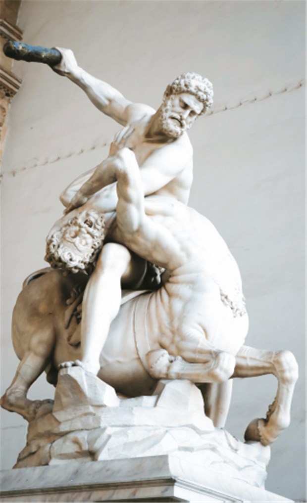 Machen Mischwesen eine Änderung des Embryonenschutzgesetzes erforderlich? Mischwesen wie der Zentaurus Nessos beflügeln heute wieder die Phantasie. © photos.com
