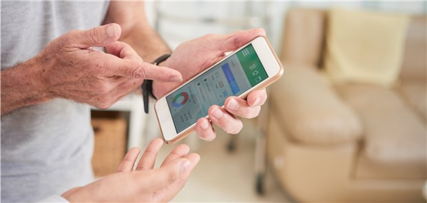 Mit Hilfe von Gesundheits-Apps können Patienten Daten erheben und mit ihren Ärzten teilen.