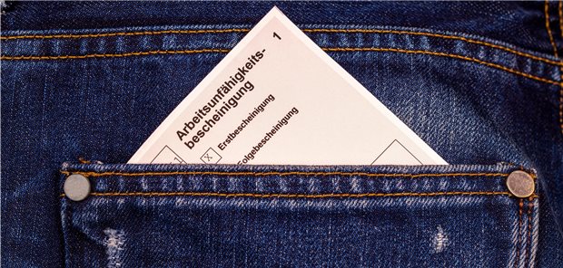 Mit Muster 1 in der Tasche zur Kündigung? Auch Ärzte sollten auf die Krankschreibungsdauer achten.