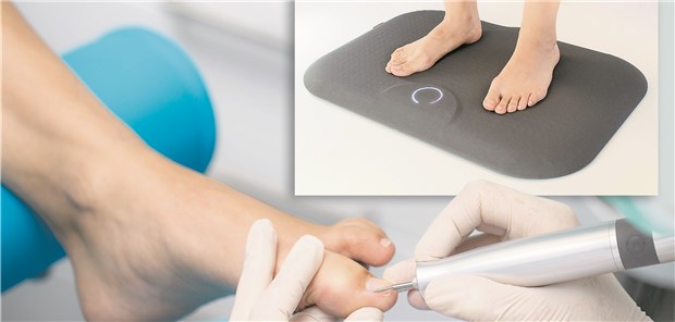 Fußmatte mit Sensoren erkennt sich anbahnende Diabetesfuß Mit Wachsamkeit lassen sich Fußulzera meist vermeiden. Die Fußmatte mit Wärmesensoren könnte die Prävention verbessern.