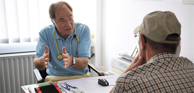 Patienten beim Hausarzt gut aufgehoben Mit den Ergebnissen des Erstgesprächs beim Hausarzt waren die Befragten sehr zufrieden.